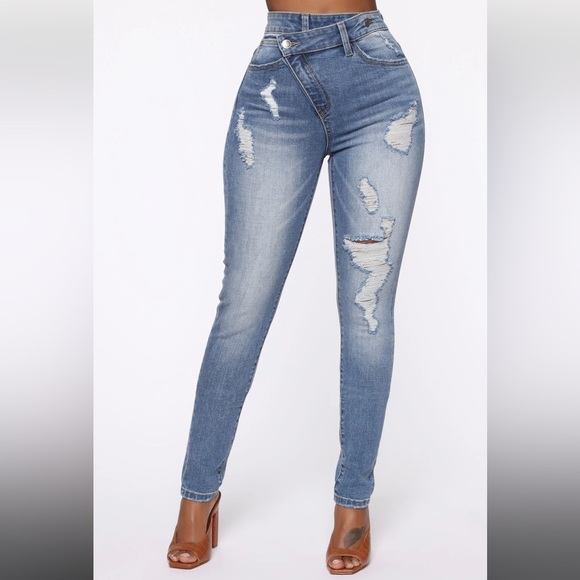 Fashion Nova Skinny Jeans Size 3 - Picture 1 of 8
